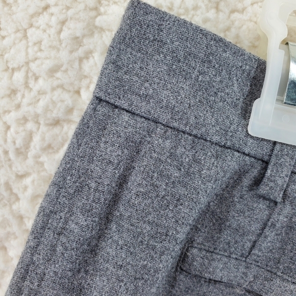 Giorgio Armani Gray Career Pants Trousers Hi Rise Tapered Wmns IT 46 US 10 36x35 - Picture 8 of 13